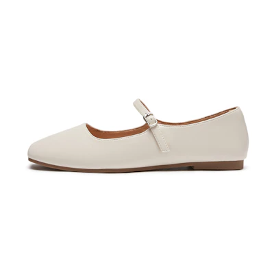 (W) Hotwind PU Square Toe Buckle Loafers 'Casual Women's'