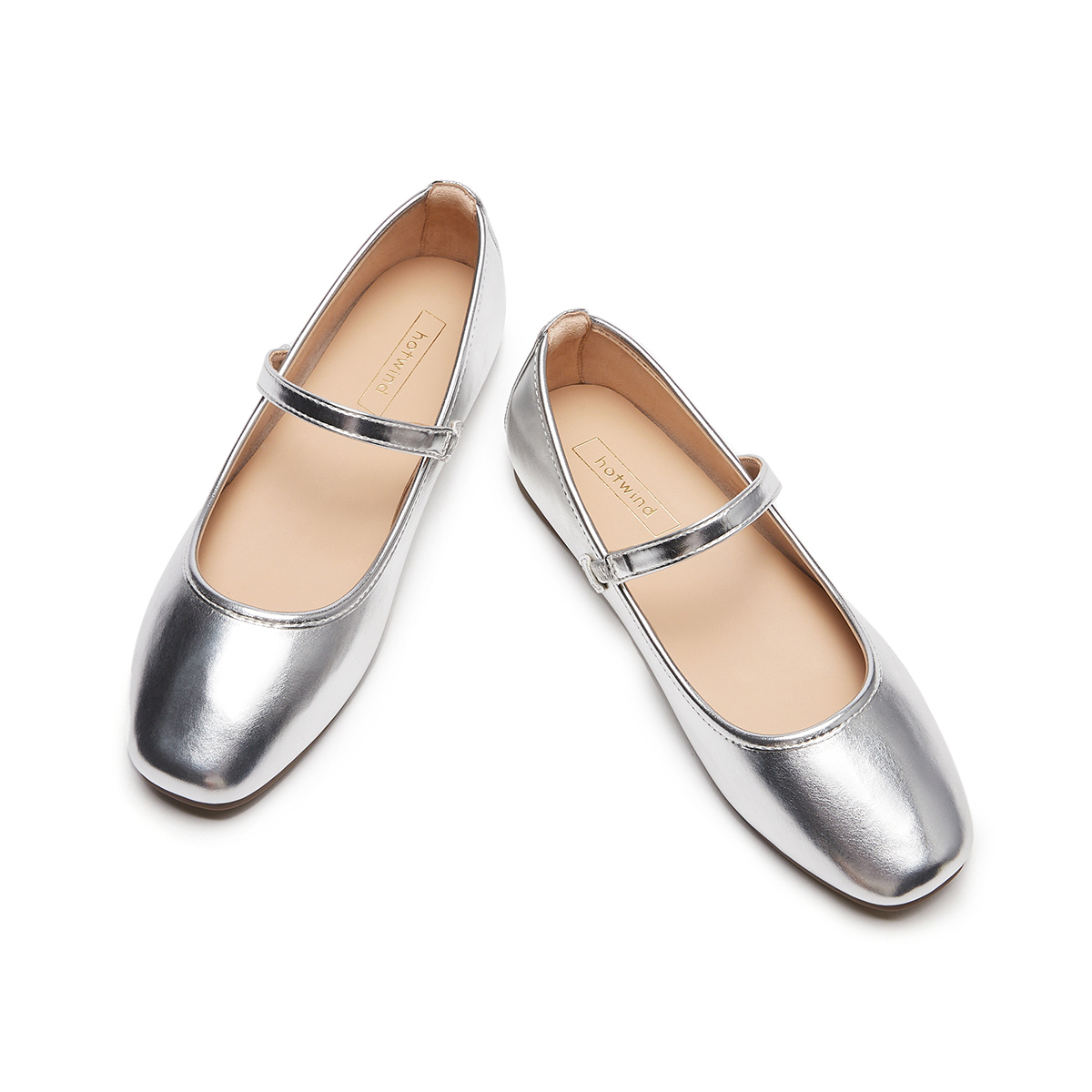 (W) Hotwind PU Square Toe Flats 'Casual' 圖 16