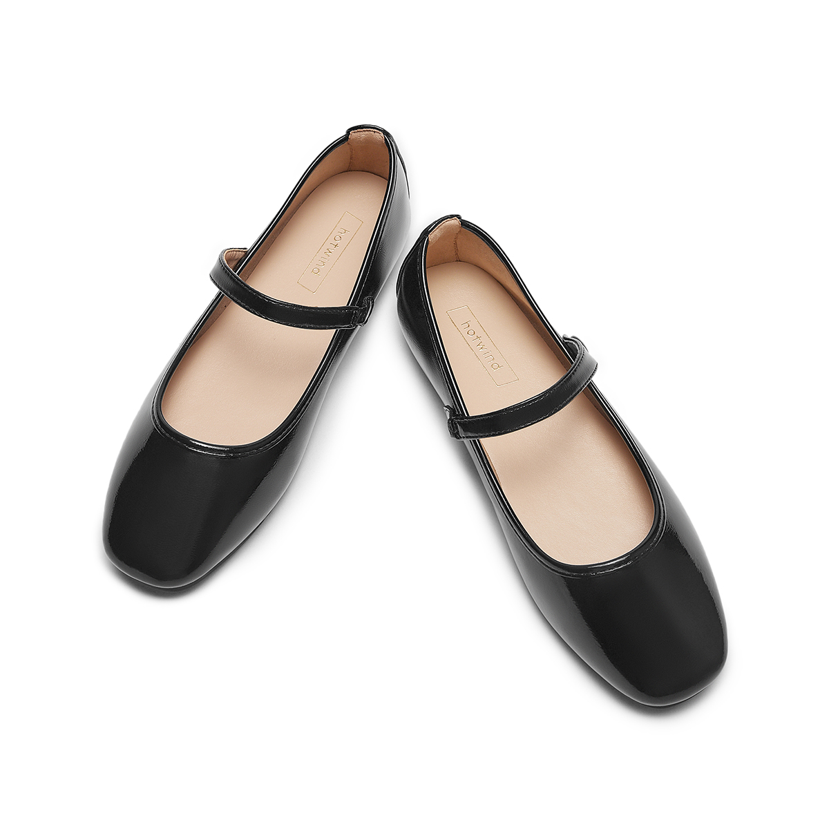 (W) Hotwind PU Square Toe Flats 'Casual' 圖 8