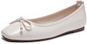Order (Women) Hotwind PU Square Toe Slip-On Flats 'Casual' H07W3705
