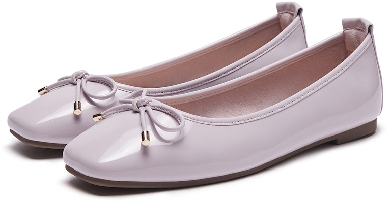 (Women) Hotwind PU Square Toe Slip-On Flats 'Casual' H07W3705 1