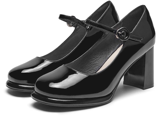 (W) Tacón Grueso Retro Hotwind Encanto '8.5cm' H18W3301 1