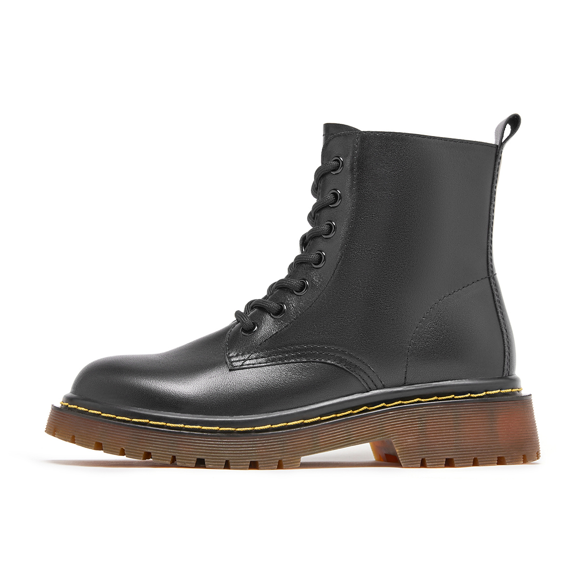 (Women) Hotwind Retro Classic Short Boot 'First Layer Cowhide Black' H95W3410