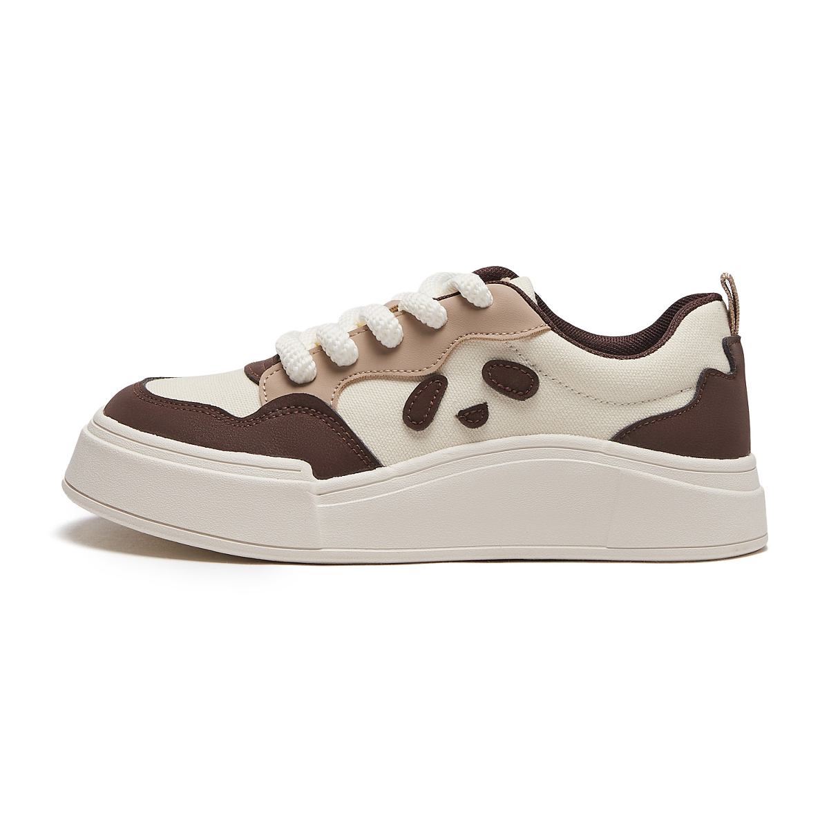 (Women) Hotwind Retro Color-Block Low Top 'Cute Youthful Thick Sole' H14W3739