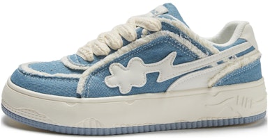 (Women) Hotwind Retro Patchwork Round Toe Platform Low-Top 'Synthetic Leather' H14W3551 (Women) Hotwind Retro Patchwork Round Toe Platform Low-Top 'Synthetic Leather' H14W3551