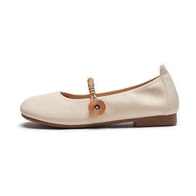 (W) Hotwind Round Toe Buckle 'Casual Flats'