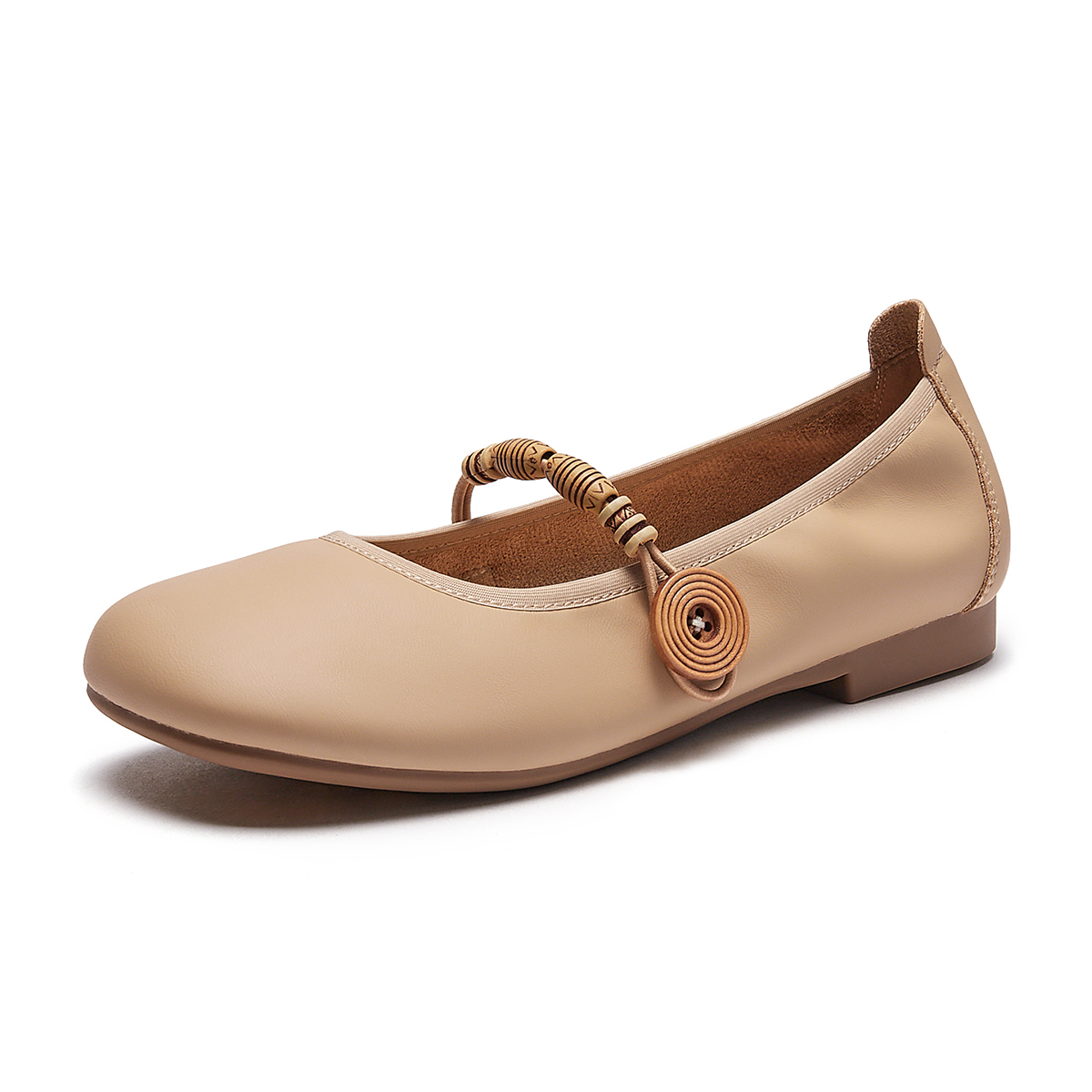 Details for (W) 热风圆头搭扣休闲平底鞋 H24W3V09