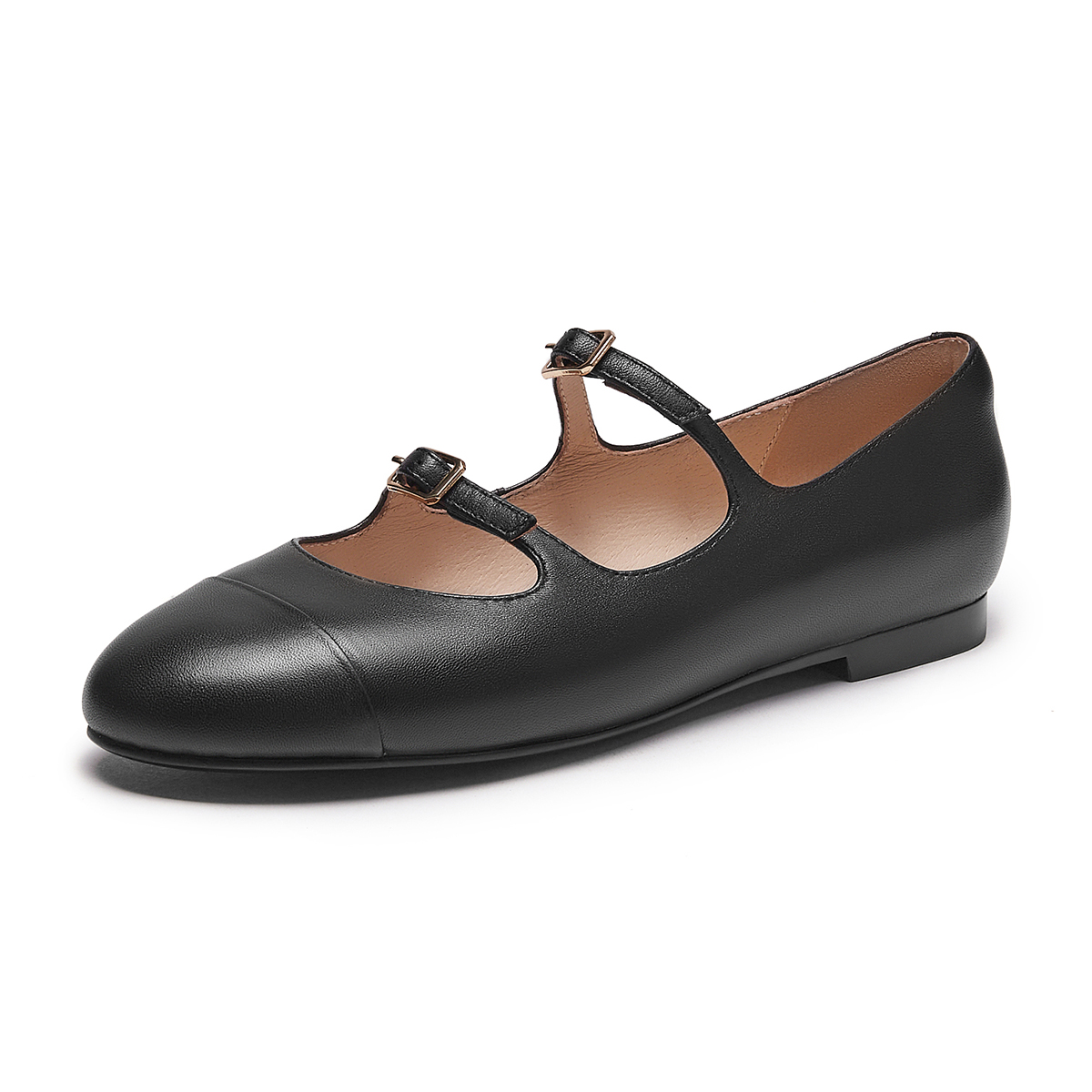 Order (W) Zapatos Planos Hotwind Punta Redonda con Hebilla 'Casual de Piel de Oveja' H24W3707