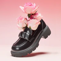 Order (Women) Hotwind Round Toe Chunky Heel Casual Shoes 'Solid Black' H08W3101