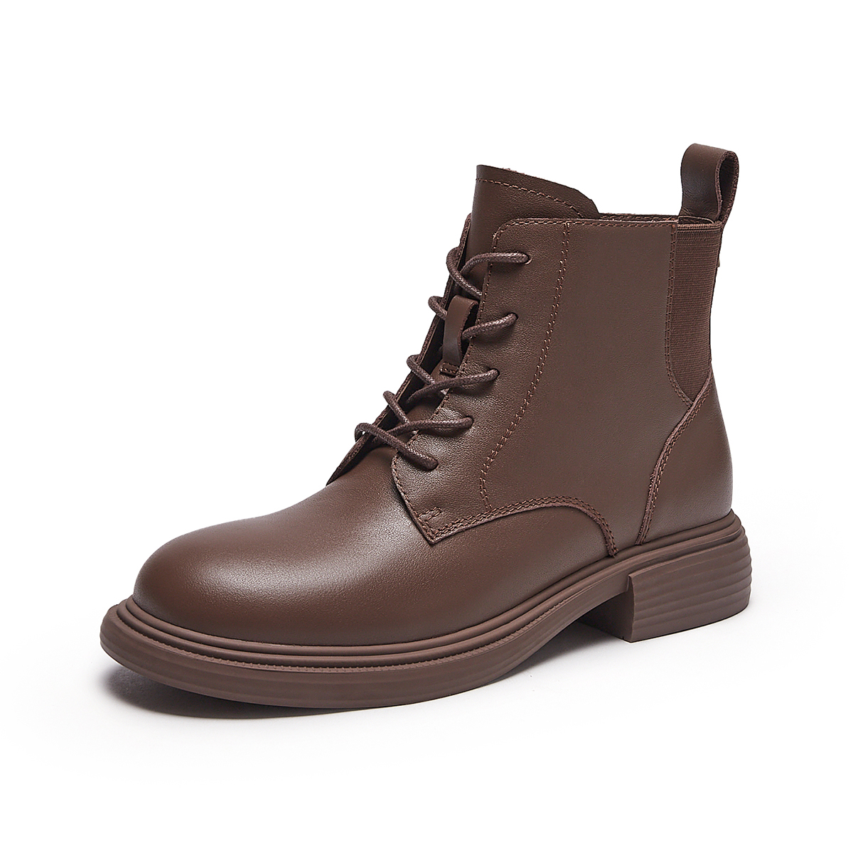 Details for (W) Botas Martin Sencillas Hotwind Punta Redonda Cordones 'Cuero de Primera Capa' H81W3405