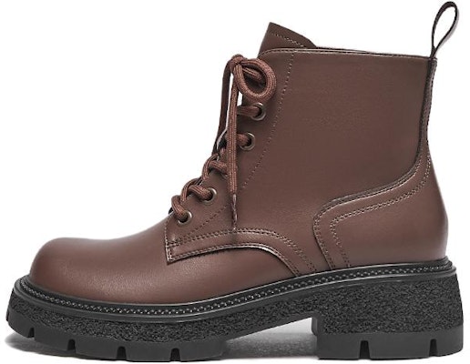 (Women) Hotwind Round Toe Lace-Up Thick Sole 'Short Tube Martin Boots' H81W3808 Order (Women) Hotwind Round Toe Lace-Up Thick Sole 'Short Tube Martin Boots' H81W3808