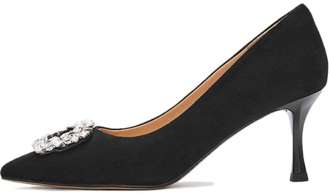 (Women) Hotwind Sheepskin Fashion Versatile High Heel 6.5cm 'Black' H04W3107 Buy (Women) Hotwind Sheepskin Fashion Versatile High Heel 6.5cm 'Black' H04W3107