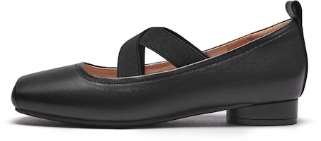 (Women) Hotwind Sheepskin Square Toe Slip-On Casual Flats '2cm Heel' H24W3731 (Women) Hotwind Sheepskin Square Toe Slip-On Casual Flats '2cm Heel' H24W3731