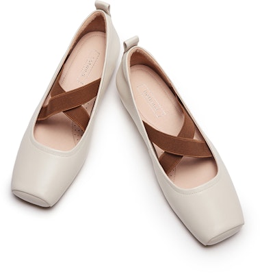 (Women) Hotwind Sheepskin Square Toe Slip-On Casual Flats '2cm Heel' H24W3731 4