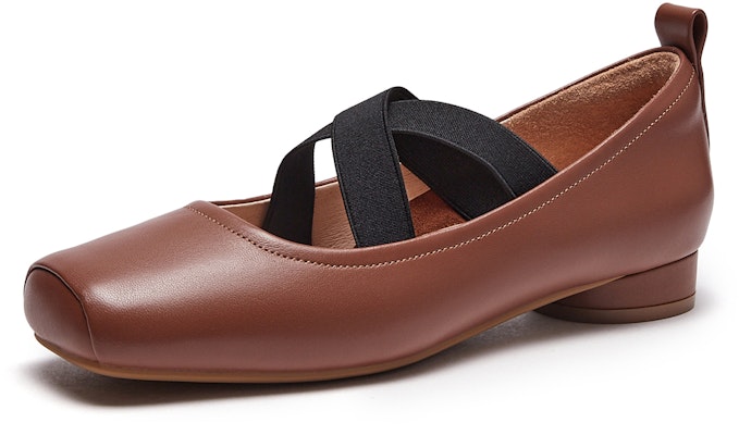 (Women) Hotwind Sheepskin Square Toe Slip-On Casual Flats '2cm Heel' H24W3731 Details for (Women) Hotwind Sheepskin Square Toe Slip-On Casual Flats '2cm Heel' H24W3731