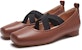 (Women) Hotwind Sheepskin Square Toe Slip-On Casual Flats '2cm Heel' H24W3731
