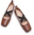 (Women) Hotwind Sheepskin Square Toe Slip-On Casual Flats '2cm Heel' H24W3731