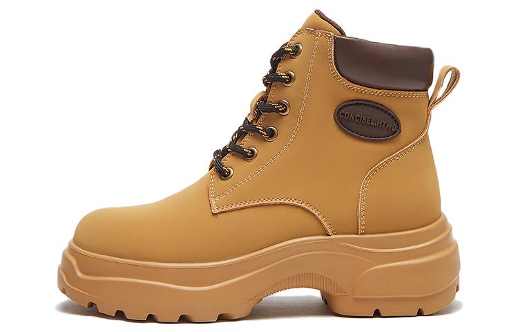 (Women) Hotwind Short Lace-Up Fashion Boot 'Personalized Spliced Color Trendy Martin' H95W2823