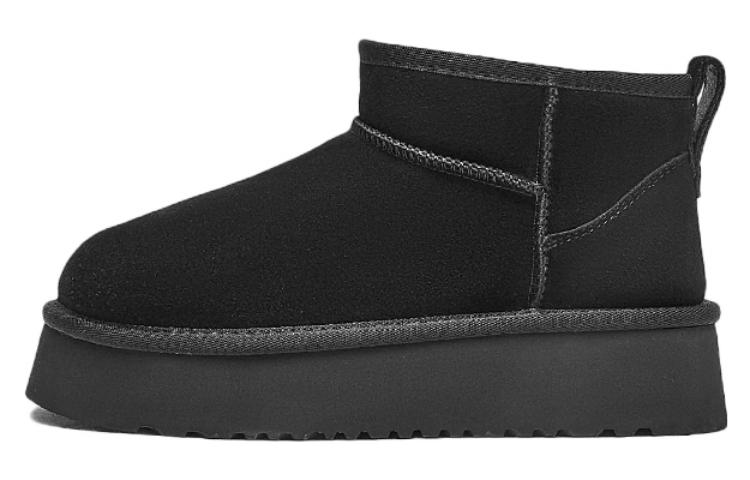 (W) Hotwind Short Snow Boots 'Warm CMFT Suede 4.5cm'