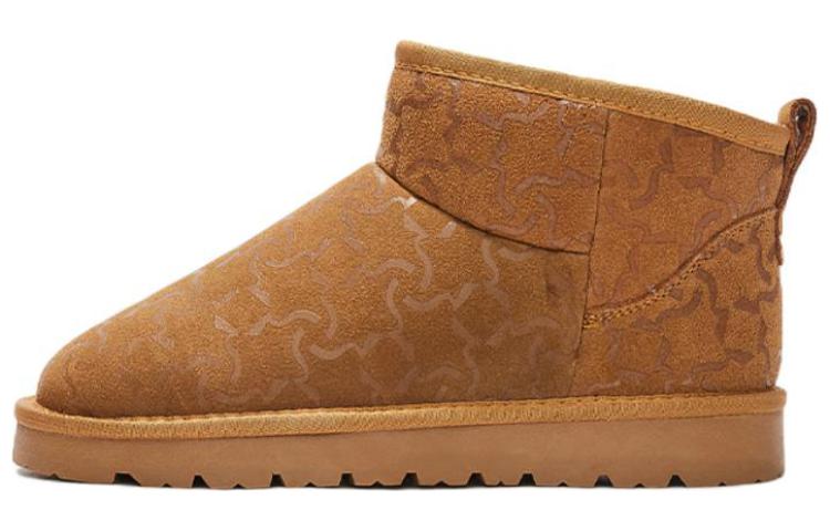 (Women) Hotwind Suede Short Snow Boots 'Fashion Warm Apricot' H89W2407