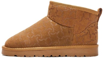 (Women) Hotwind Suede Short Snow Boots 'Fashion Warm Apricot' H89W2407 (Women) Hotwind Suede Short Snow Boots 'Fashion Warm Apricot' H89W2407