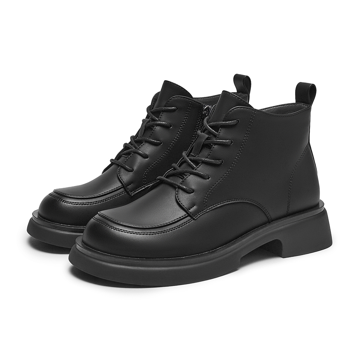 Lookbook (W) Hotwind 合成皮革舒適休閒短中筒馬丁靴 H81W3820