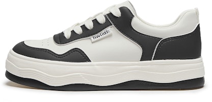 (Women) Hotwind Synthetic Leather Fashion Casual 'Thick Sole Low Top' Sneakers H14W3708 (Women) Hotwind Synthetic Leather Fashion Casual 'Thick Sole Low Top' Sneakers H14W3708