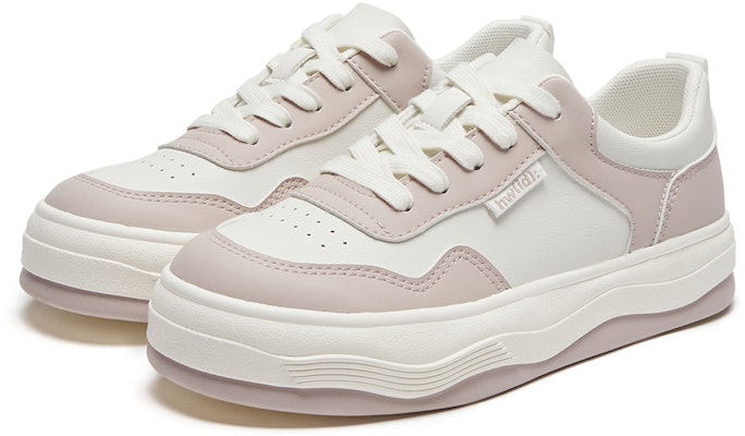 (W) Hotwind Sepatu Kasual Kulit Sintetis Sole Tebal Low Top Sneakers H14W3708 3