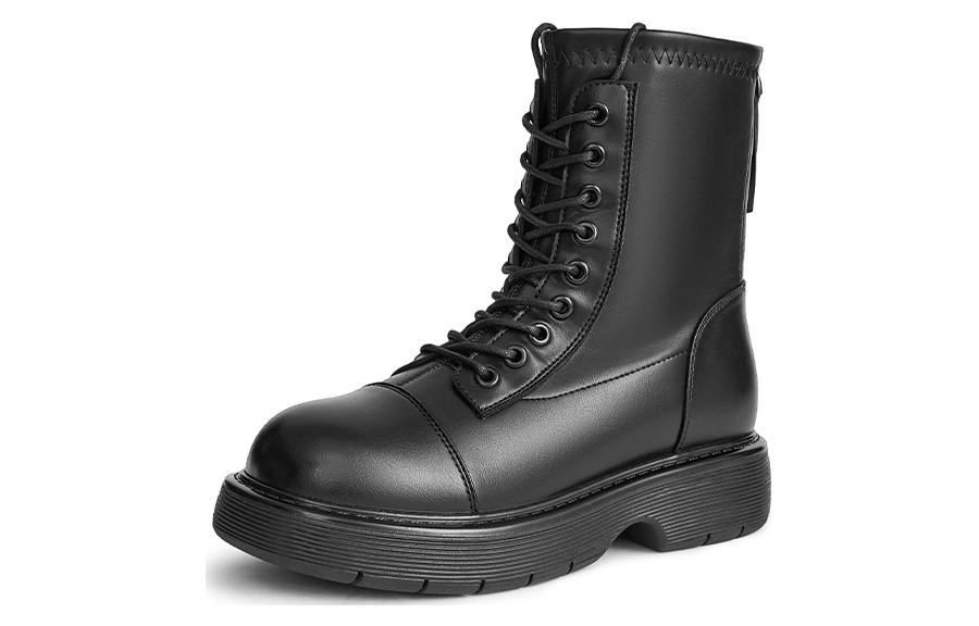 Order (W) Hotwind But Martin Kasual Kulit Sintetik Tumit 4.5cm Lelaki & Wanita. H81W2846