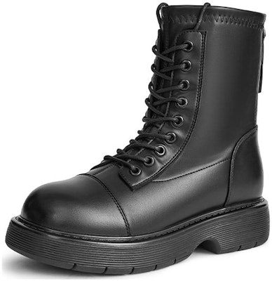 (Women) Hotwind Synthetic Leather Fashion Casual Round Toe Ankle Martin Boots '4.5cm Heel' H81W2846 Order (Women) Hotwind Synthetic Leather Fashion Casual Round Toe Ankle Martin Boots '4.5cm Heel' H81W2846
