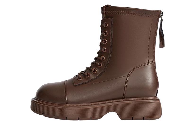 Lookbook (W) Hotwind But Martin Kasual Kulit Sintetik Tumit 4.5cm Lelaki & Wanita. H81W2846