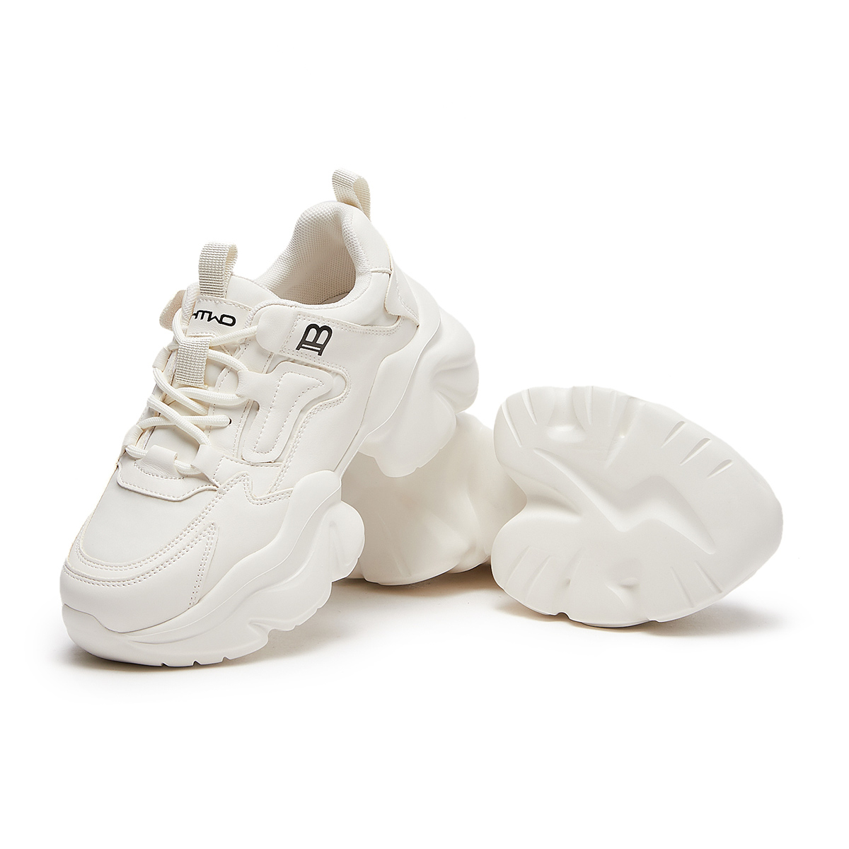 Shop (W) Hotwind Sepatu Sneakers Kulit Sintetis Fashion ''Dad Shoes Putih'' H42W3123