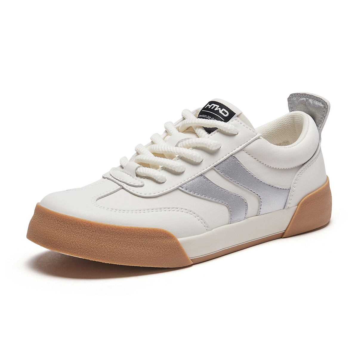 Order (W) Hotwind 合成皮革低筒休閒鞋 '白銀' H14W3722