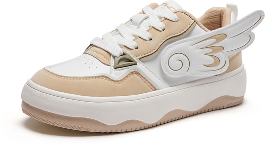 (W) 热风合成皮低帮鞋 ''天使翅膀魔术贴'' H14W3D20 Order (W) 热风合成皮低帮鞋 ''天使翅膀魔术贴'' H14W3D20