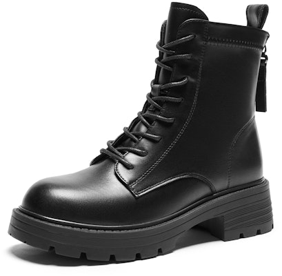 (Women) Hotwind Synthetic Leather Martin Boots 'Versatile Casual Mid-Calf' H81W3821 Order (Women) Hotwind Synthetic Leather Martin Boots 'Versatile Casual Mid-Calf' H81W3821