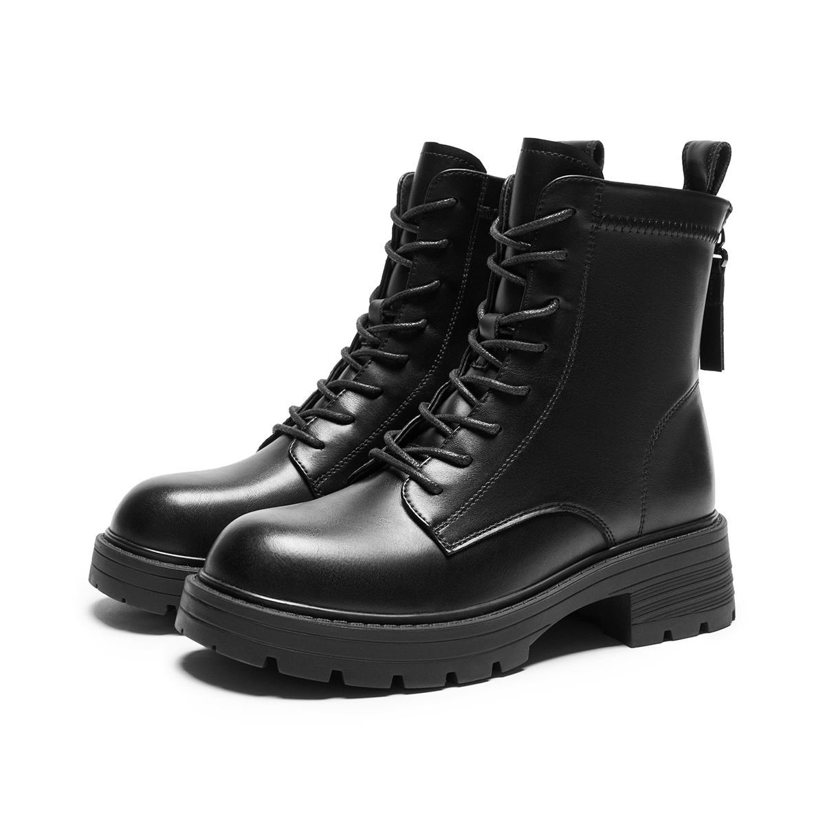 Lookbook (W) Botas Martin de Cuero Sintético Hotwind 'Casuales Versátiles de Media Pantorrilla' H81W3821