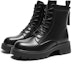 Lookbook (Women) Hotwind Synthetic Leather Martin Boots 'Versatile Casual Mid-Calf' H81W3821