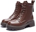 Sizing (Women) Hotwind Synthetic Leather Martin Boots 'Versatile Casual Mid-Calf' H81W3821