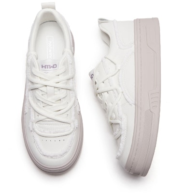 (Women) Hotwind Synthetic Leather Platform 'Pure Color Casual Low-Top' H14W3719 Cheap (Women) Hotwind Synthetic Leather Platform 'Pure Color Casual Low-Top' H14W3719