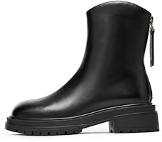 (Women) Hotwind Synthetic Leather Round Toe Casual Ankle Boot '4.5cm Heel' H82W3819 (Women) Hotwind Synthetic Leather Round Toe Casual Ankle Boot '4.5cm Heel' H82W3819