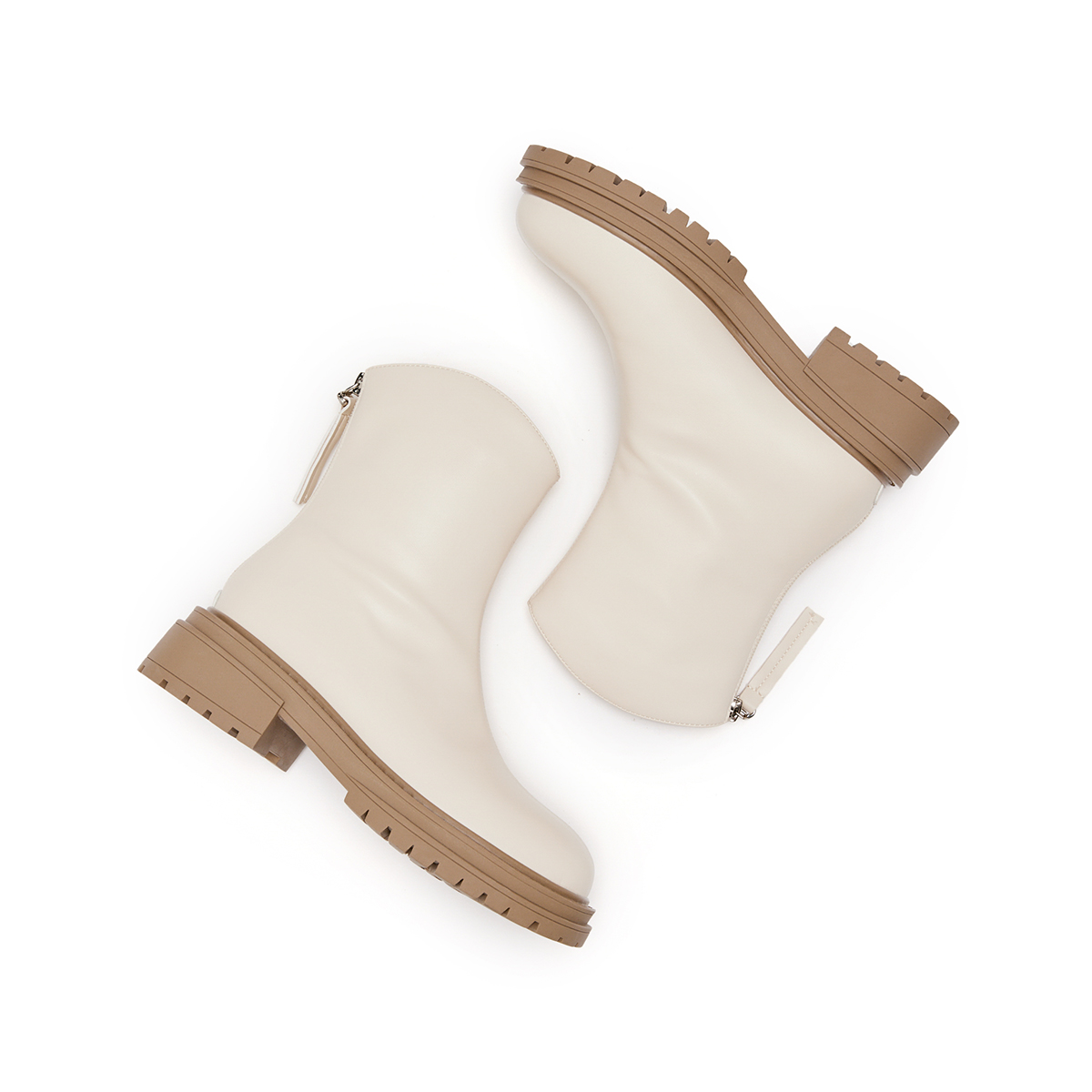 Cheap (W) Hotwind Sepatu Bot Kasual Kulit Sintetis Tumit 4.5cm Toe Bulat Ankle. H82W3819