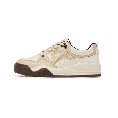 (W) Hotwind Synthetic Leather Thick Bottom 'Comfy Low-Top Sneaker'