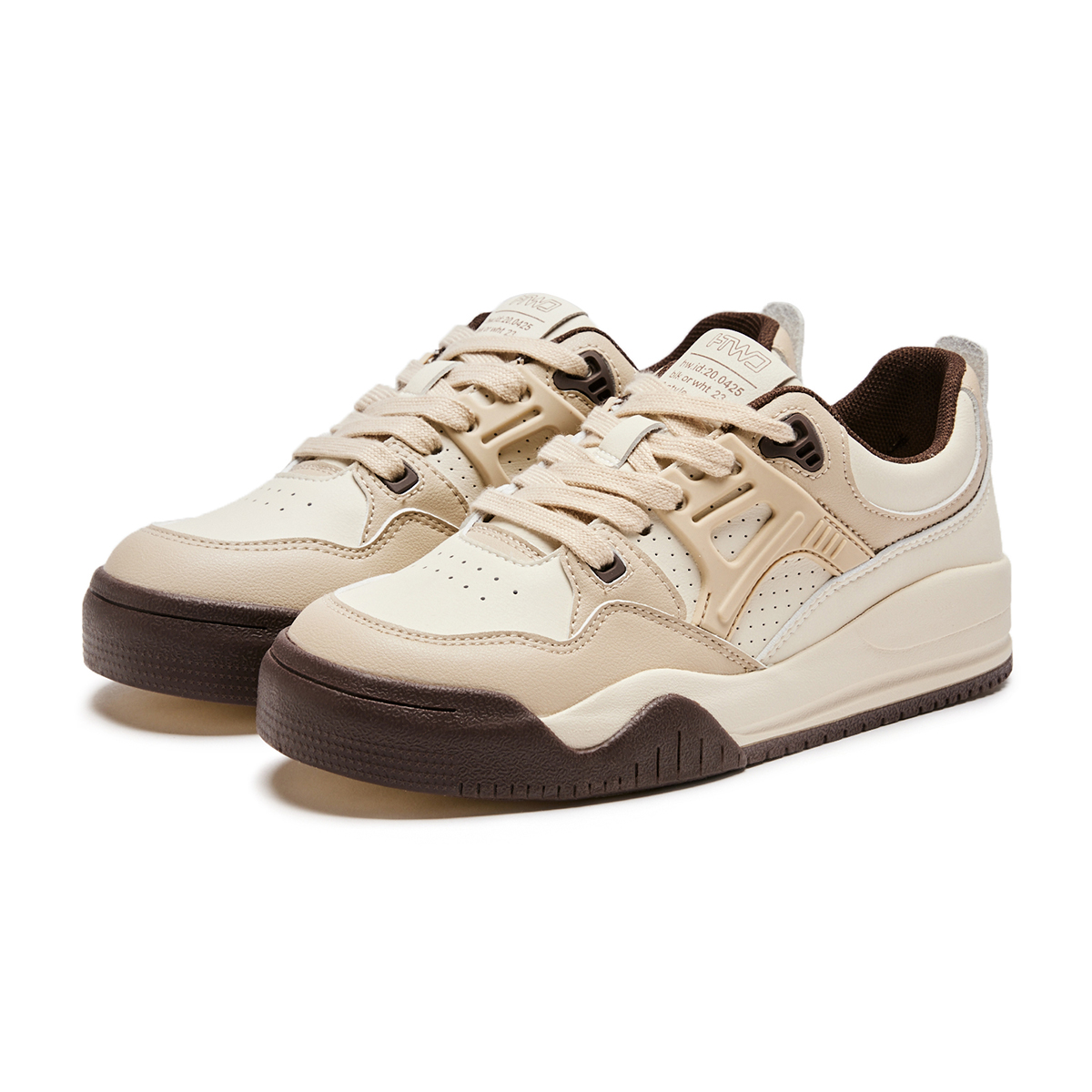 Lookbook (W) Hotwind Sepatu Sneakers Low-Top Kulit Sintetis Sol Tebal ''Comfy''. H14W3322