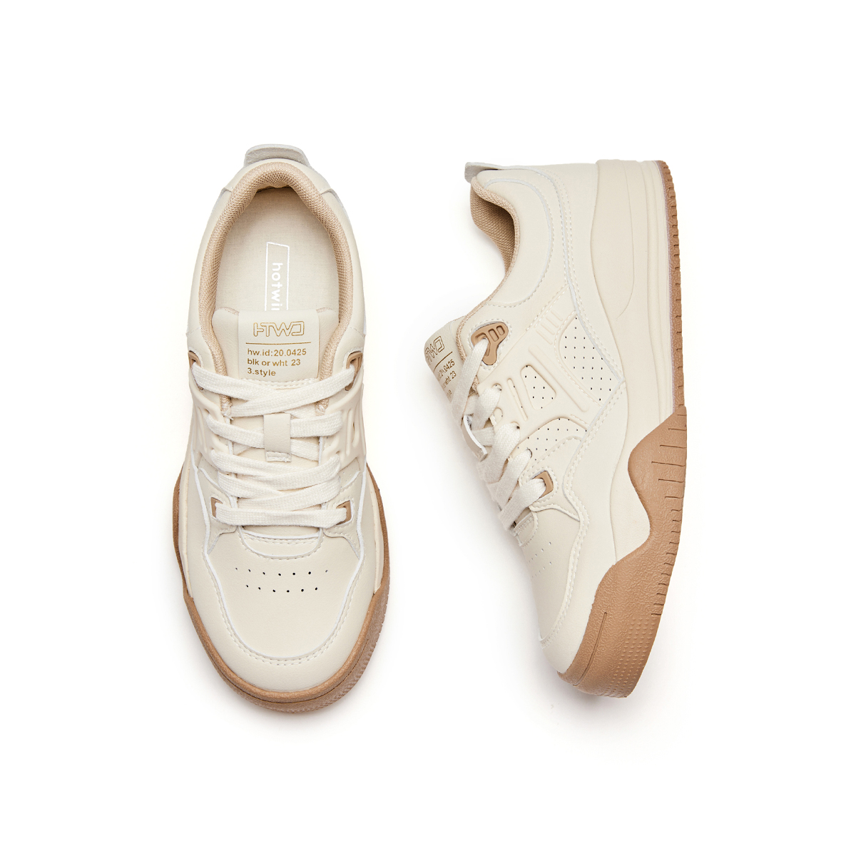 Cheap (W) Hotwind Sepatu Sneakers Low-Top Kulit Sintetis Sol Tebal ''Comfy''. H14W3322