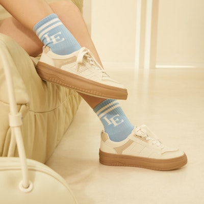 (Women) Hotwind Synthetic Leather Thick Bottom Comfortable Versatile Low-Top Sneakers 'Basic White' H14W3312 3