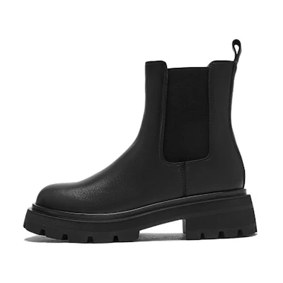 (W) Hotwind Synthetic Leather Thick Sole Martens Boot 'British Sweet Cool'