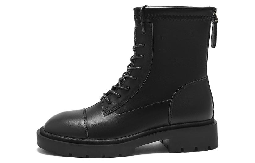 Buy (W) Botas Martin de Cuero Sintético con Cremallera Hotwind 'Negro Moda Casual' H81W2406