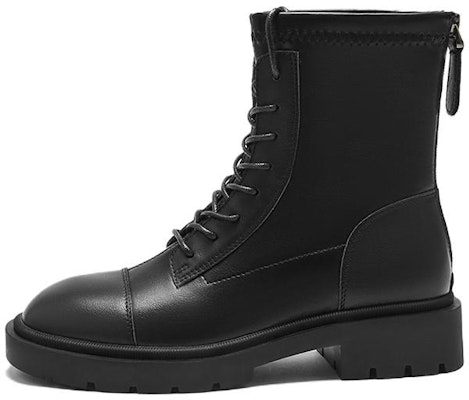 (Women) Hotwind Synthetic Leather Zipper Martin Boots 'Black Fashion Casual' H81W2406 Buy (Women) Hotwind Synthetic Leather Zipper Martin Boots 'Black Fashion Casual' H81W2406