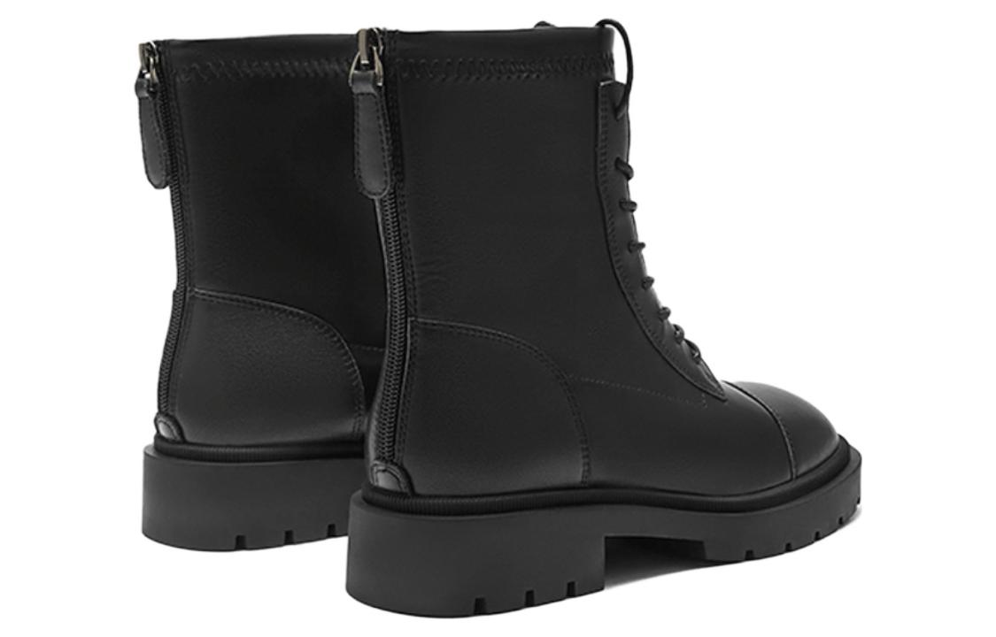 Shop (W) Botas Martin de Cuero Sintético con Cremallera Hotwind 'Negro Moda Casual' H81W2406
