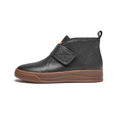 (W) Hotwind Top Grain Leather Ankle Boots 'Simple Elegance'
